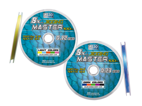 Asso Pe Jigging Master 8X Örgü İp Misina 100MT No: 0,33MM / 100MT