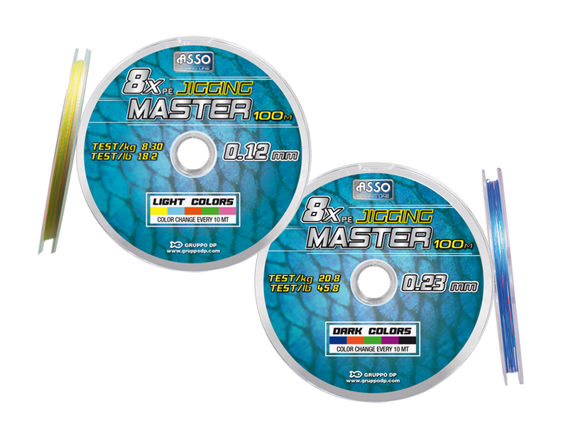 Asso Pe Jigging Master 8X Örgü İp Misina 100MT No: 0,14MM / 100MT