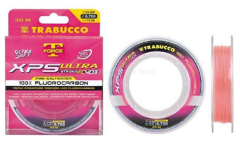 Trabucco T-Force XPS Ultra FC 403 Pink 30mt Lider Misina