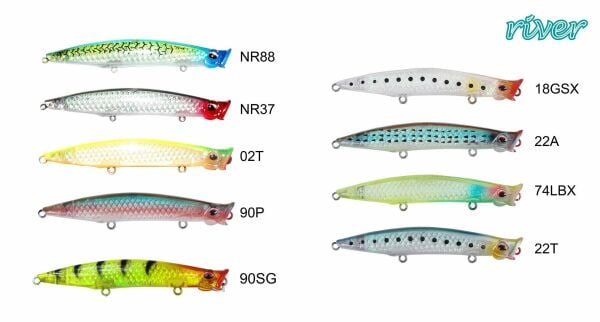 River Pop'n Catch 3D 90 9cm 8Gr Popper 74LBX