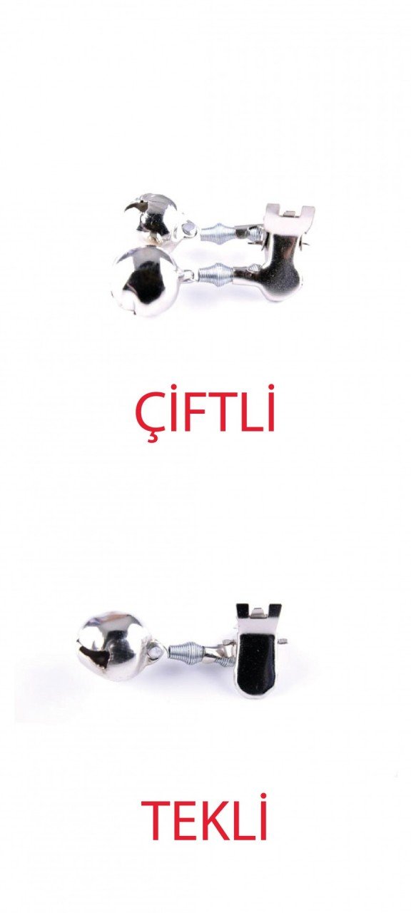 Captain Olta Zili Metal Kıskaçlı 16mm Kamış Zili Tekli