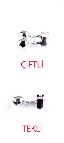 Captain Olta Zili Metal Kıskaçlı 16mm Kamış Zili Tekli