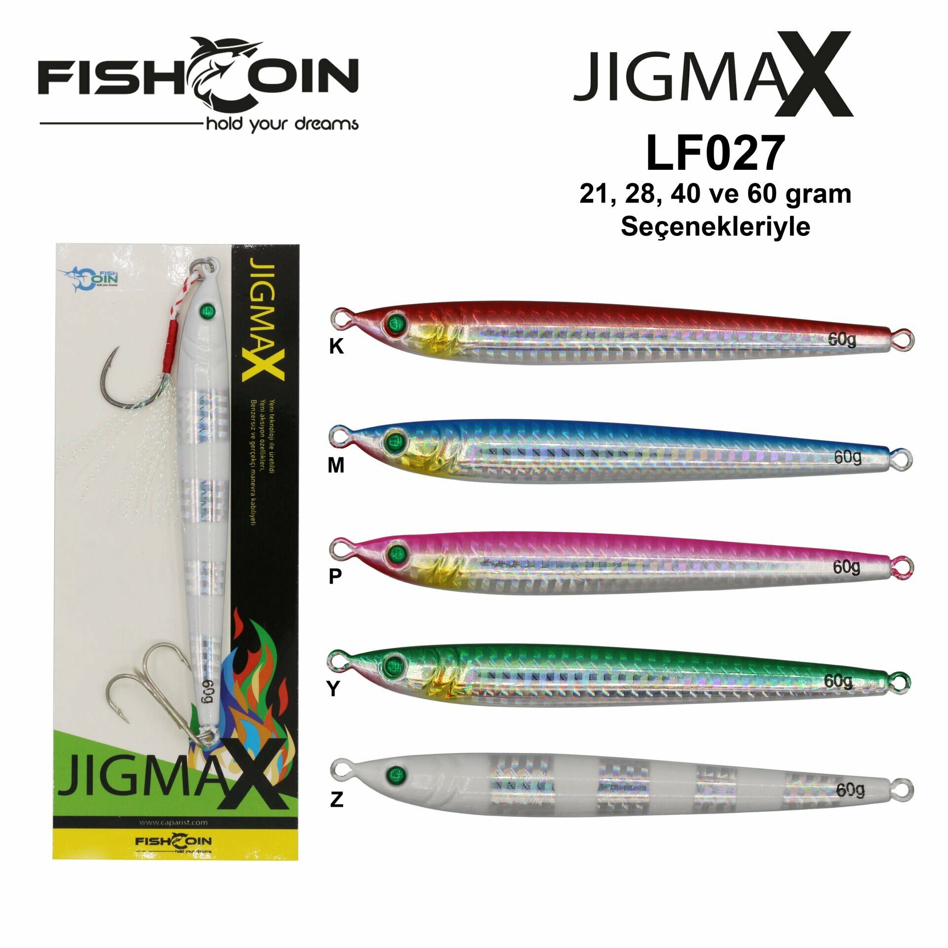 Fishcoin Jigmax LF027 Y - 21 gr