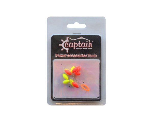 Captain  Renkli Köpük Boncuk Oval 10'lu Paket 13 mm