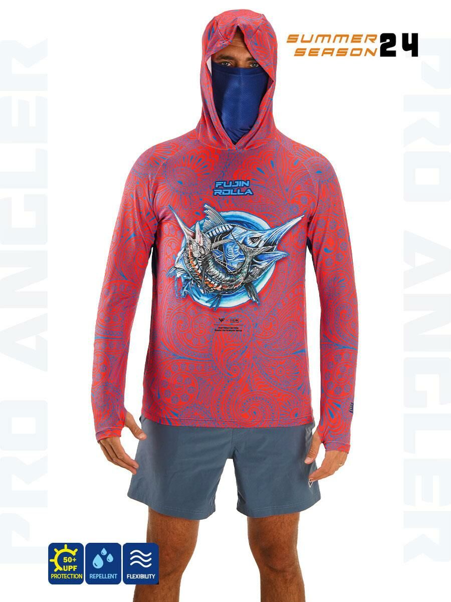 Fujin Rolla S24 BuffHoodie Swordfish Red