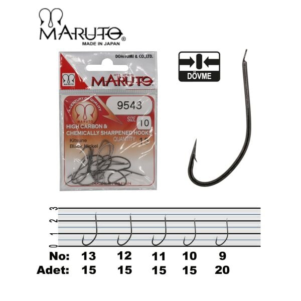 Maruto 9543 Bn İğne NO:12(19PCS)