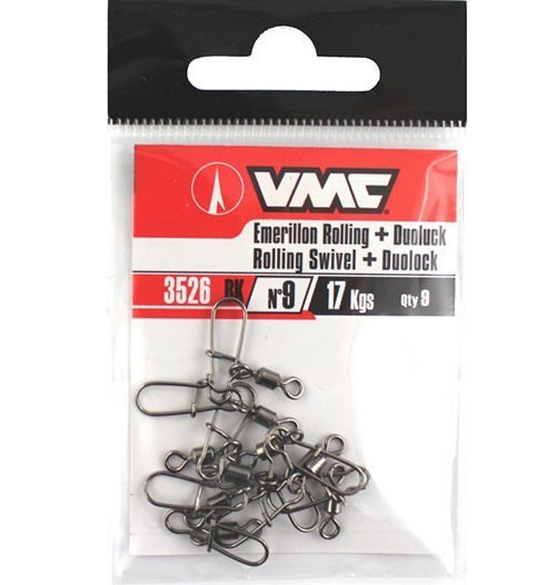 Vmc Klipsli Fırdöndü 3526BK - İnox - Extra Numara: 8 Çekeri 19KG / 9 lu paketlerde