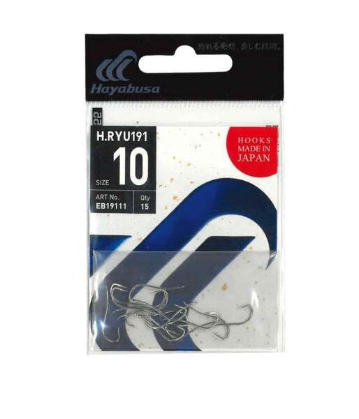Hayabusa HRYU 191 Tırnaklı Canlı Yem İğnesi 15li Paket Nikel