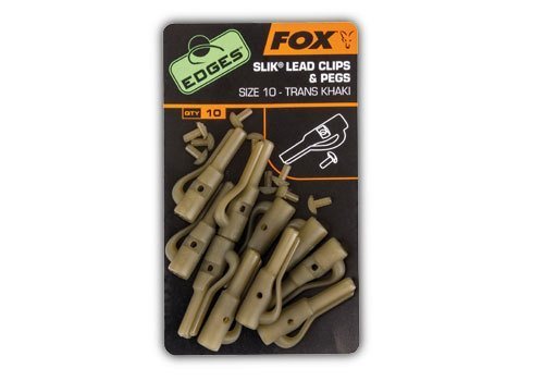 Fox Edges Slik Lead Clip Pegs #10 - Kurşun Aparatı