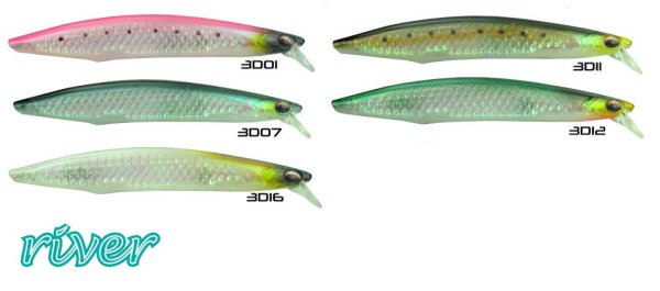 River Get Tiger 3D 140F 14cm 28g 0.2-0.4mt 11