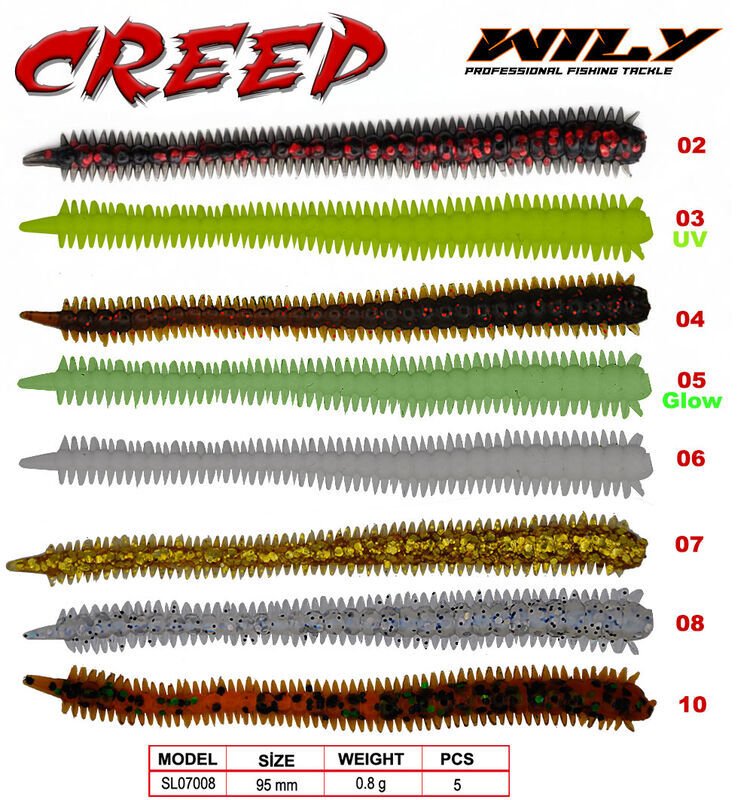 Wily Creep Silikon Yem 9.5 cm 0.8 gr 06