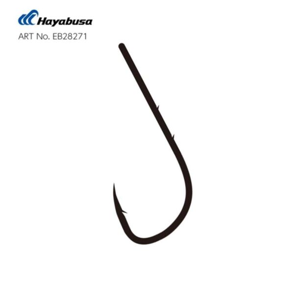 Hayabusa HBTH 282 Delikli Tırnaklı Canlı Yem İğnesi Black Nikel