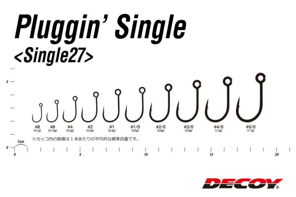 DECOY SINGLE27 Pluggin Maket Balık İğnesi-Kaşık İğnesi ve Jig İğnesi 2
