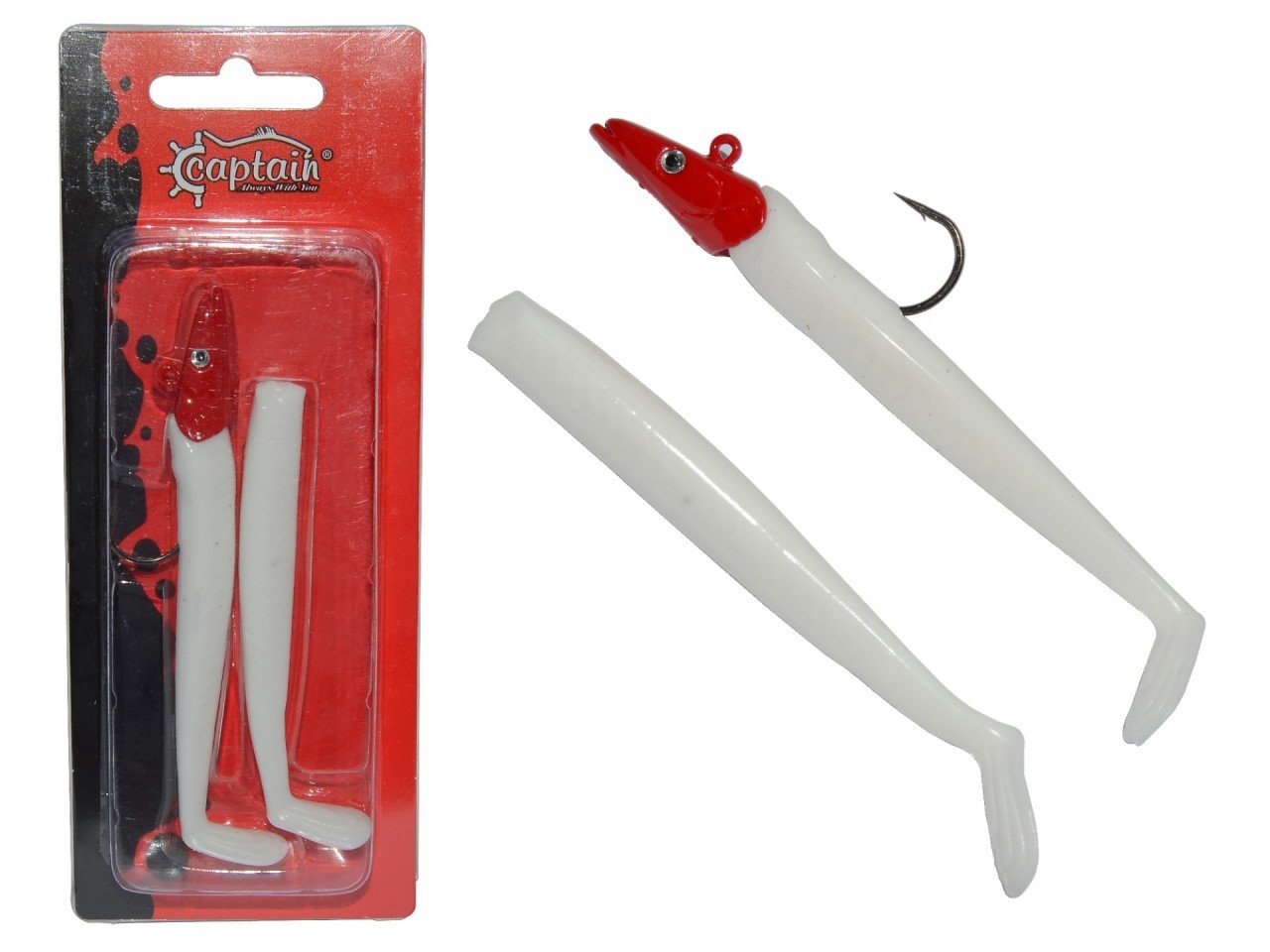 Captain 3071 Ultimate Sardine 12cm Levrek Silikonu 2'li Suni Yem 2