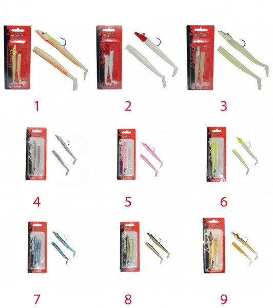 Captain 3071 Ultimate Sardine 12cm Levrek Silikonu 2'li Suni Yem 3