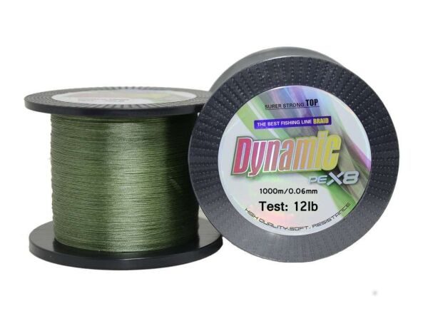 Captain Dynamic PE 8 Örgü İpi Misina 1000mt Yeşil Standart - 1.00 MM