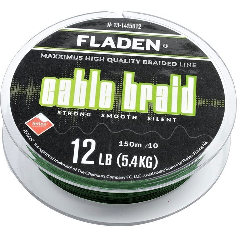 Fladen Maxximus Cable Braid 150M Yeşil İp Misina 0.13 MM