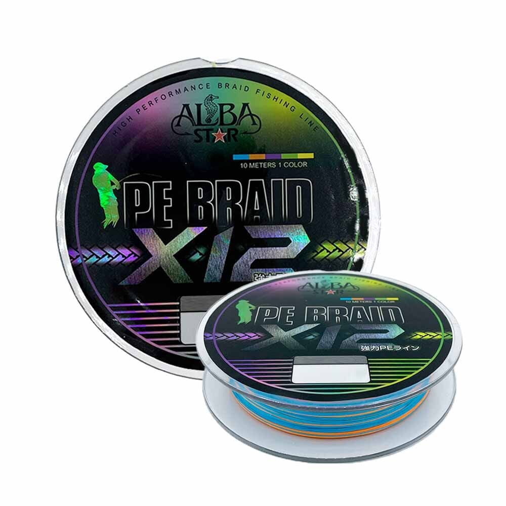 Albastar Carrier 12x Pe İp Misina MULTİCOLOR - 0.14MM - 150M - 10.50KG