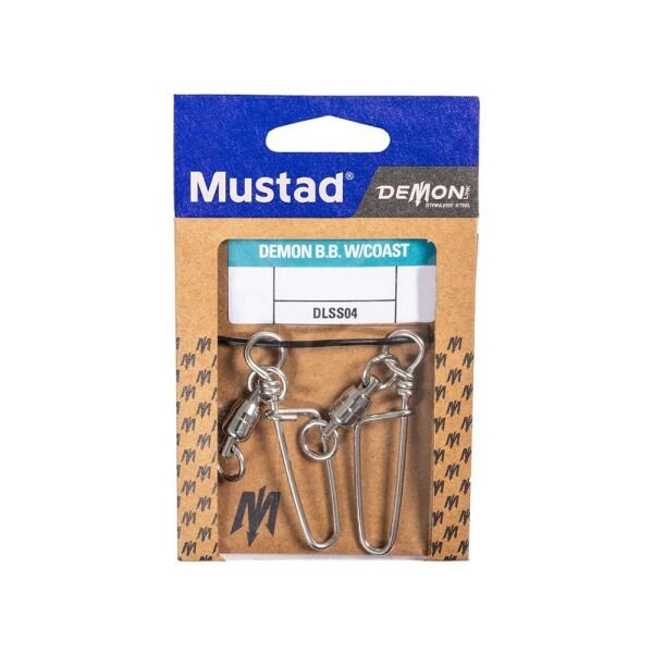 Mustad Demon Bilyalı Klipsli Fırdöndü DLSS004 Standart - NO:8 - 2LI