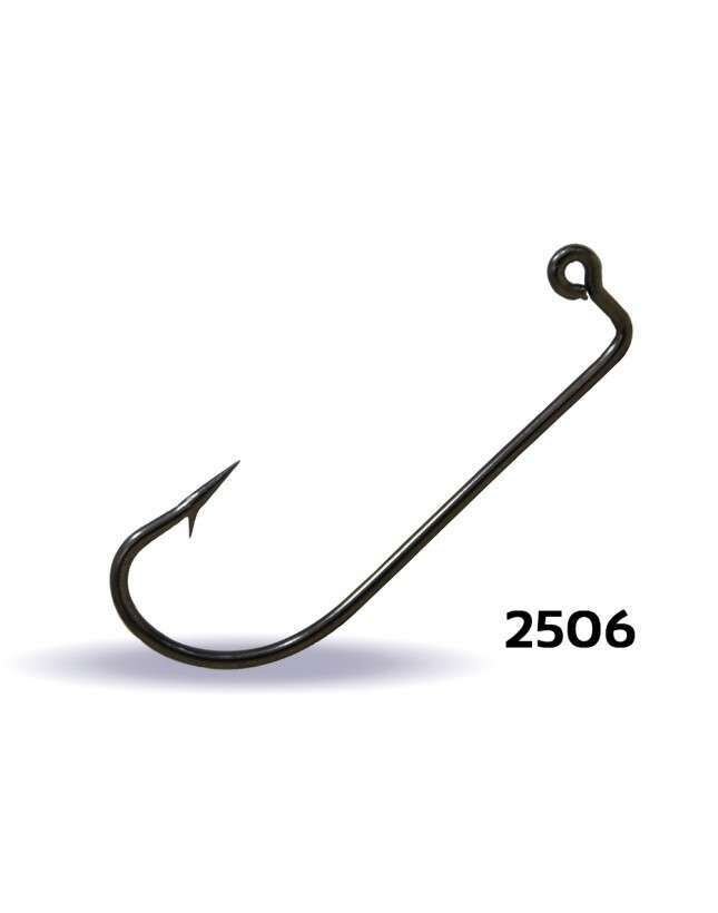 Youvella 2506 Jig Head İğnesi Dövme Delikli Uzun 100lü Kutu Black Nikel