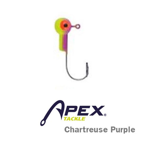APEX RATTLE JIGHEAD -CHARTREUSE PURPLE / 3,5 GR