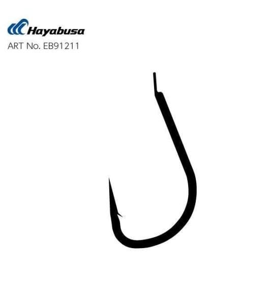 Hayabusa HIZU 912 Kısa Pala Dövme Olta İğnesi 15li Paket Nikel