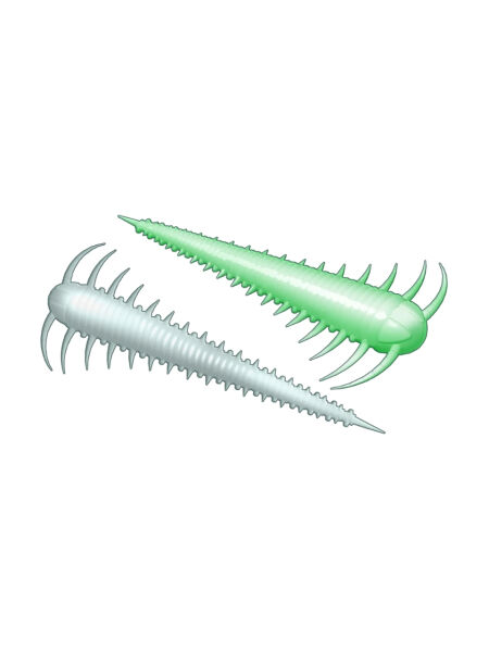 Libra Lures Slayzur Suni Yem GLOW UV GREEN CHEESE 000 - 55MM