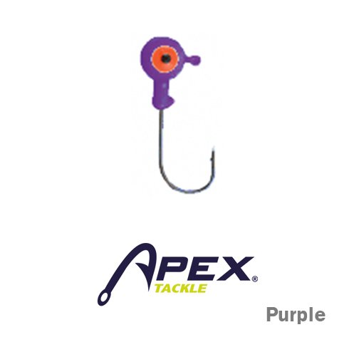 APEX ROUND HEAD JIGHEAD - PURPLE / 3,5 GR