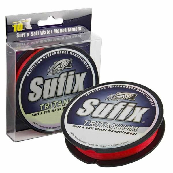 Sufix Tritanium Surf Misina NEON ORANGE - 0.35MM - 250MT - 8.7KG