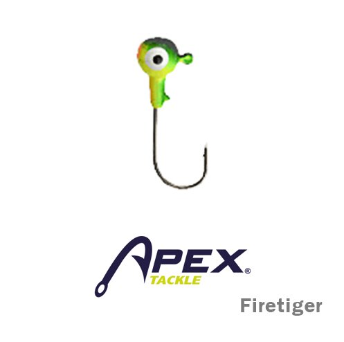 APEX ROUND HEAD JIGHEAD - FIRETIGER / 7.1 GR