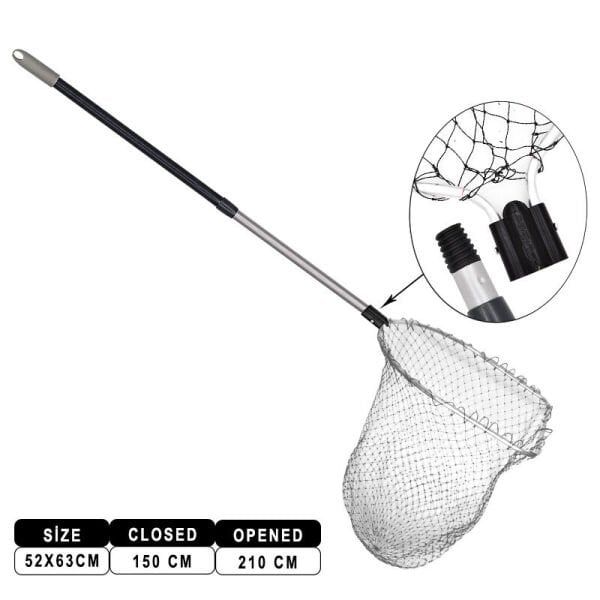 Liman Kepçe Teleskopik Üçgen Büyük K-332