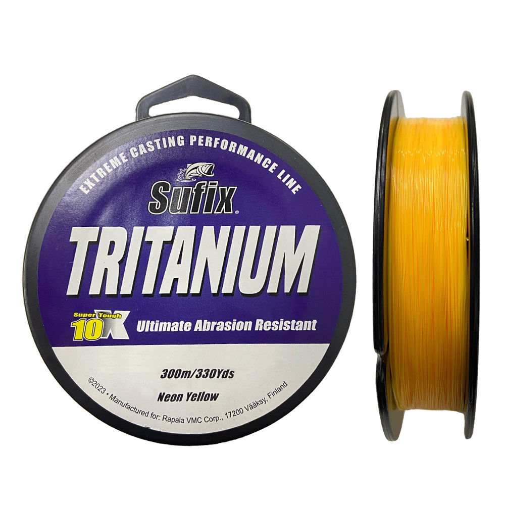 Sufix Tritanium Surf Misina NEON YELLOW - 0.30MM - 300MT - 6.3KG