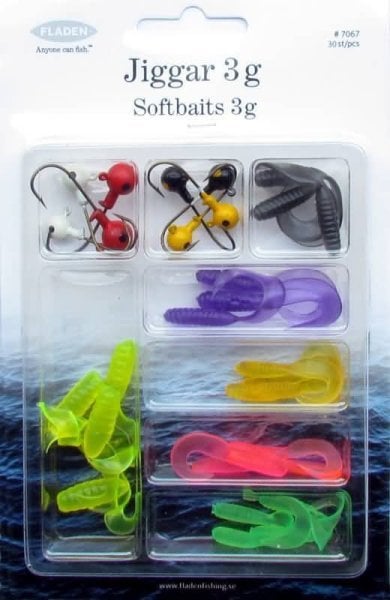 Fladen Perch Jig ZokaSilikon Set 3 G 30P
