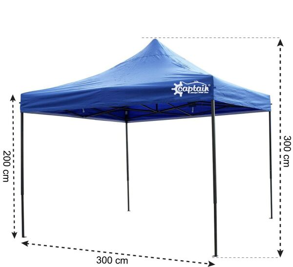 Captain Tente Çardak Güneşlik Katlanır Kolay Kurulan 300X300X200cm
