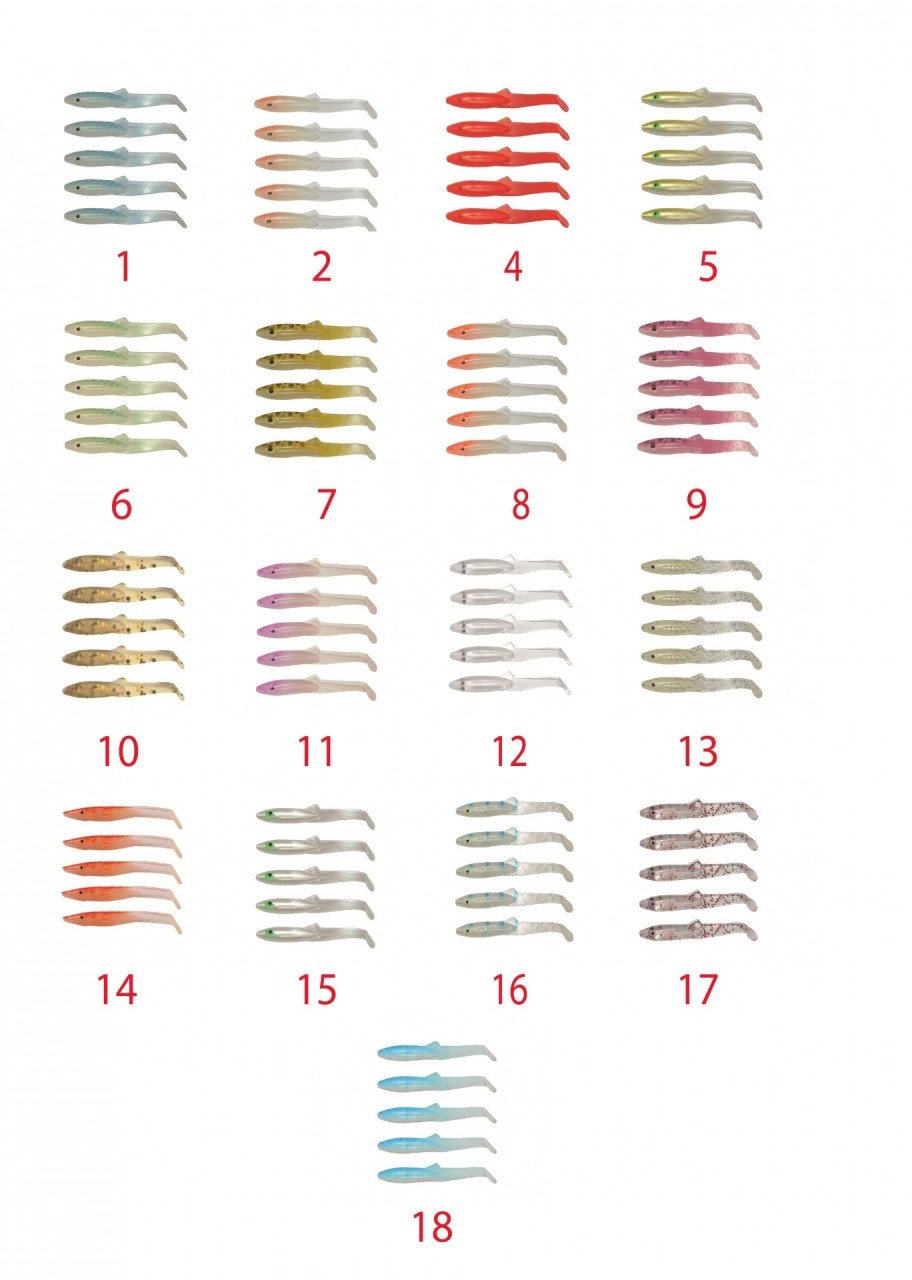 Captain 3595 Elegant 3.5cm Silikon Zargana 5'li Paket Suni Yem 13
