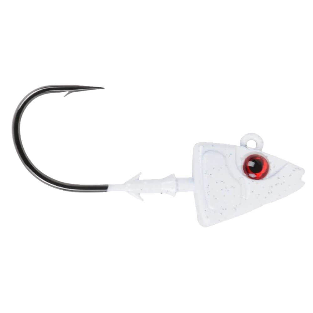 Mustad Sd824 Shad Jig Head WH - WHITE - 21GR - 2LI - 5-0