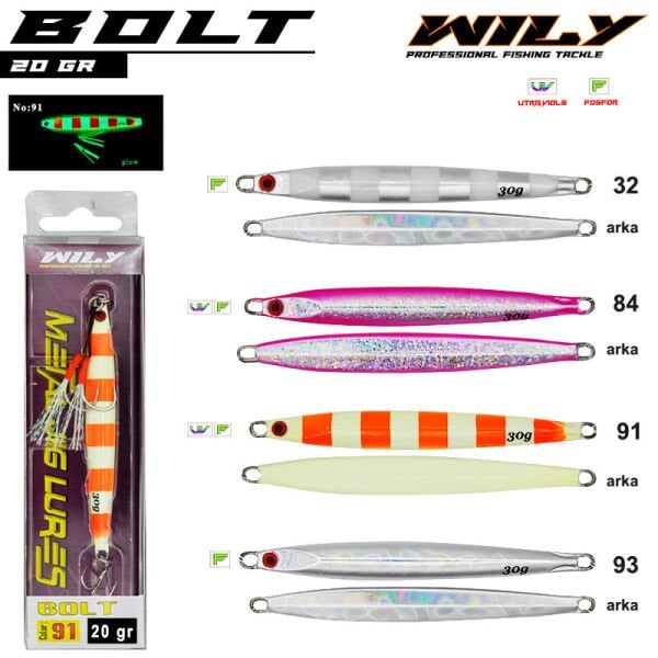 Wily Bolt Jig 20 gr