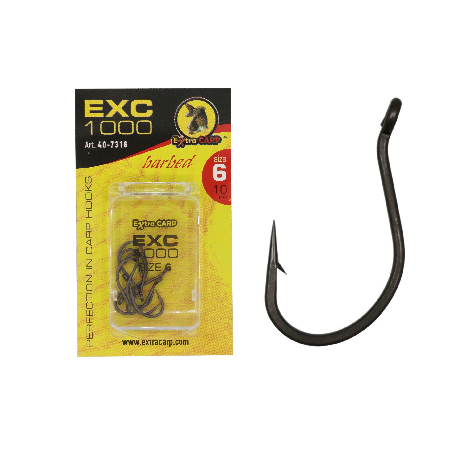 Hooks Exc 1000 No 6 / 10 Pcs