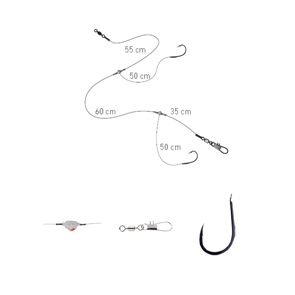 Daiwa Rig Boat Crossbead RBCB22 Hazır Takım