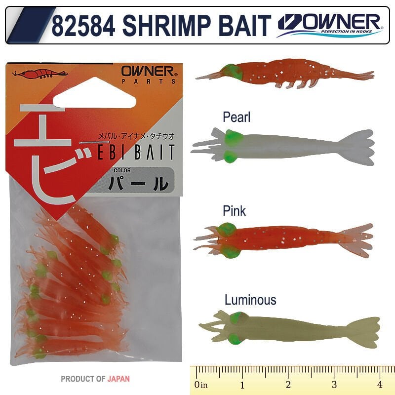 Owner 82584 Shrimp Bait LRF Silikonu 3 cm 03