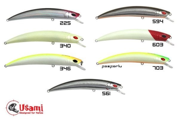 Usami Wasabi Min (Jir) 110F-SR 12.4 G Maket Balık 561