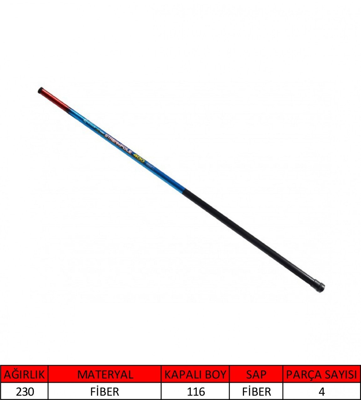 Captain 1050 Stream Pole Göl Kamışı 400 cm