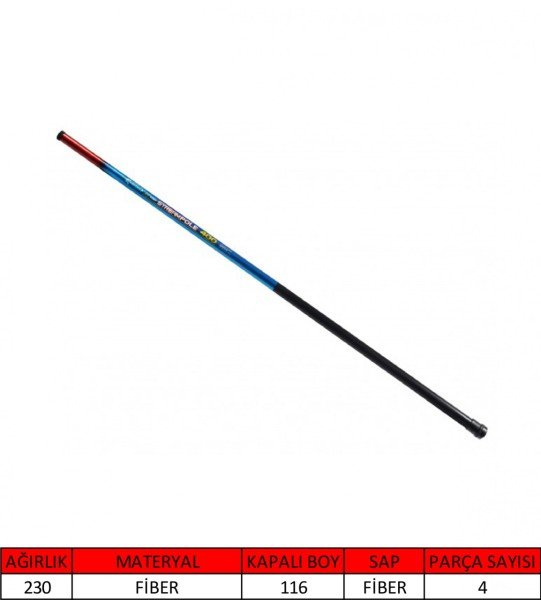 Captain 1050 Stream Pole Göl Kamışı 400 cm
