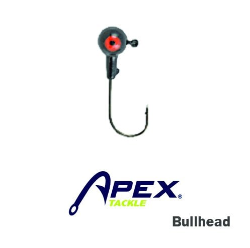 APEX ROUND HEAD JIGHEAD - BLACK / 10.6 gr