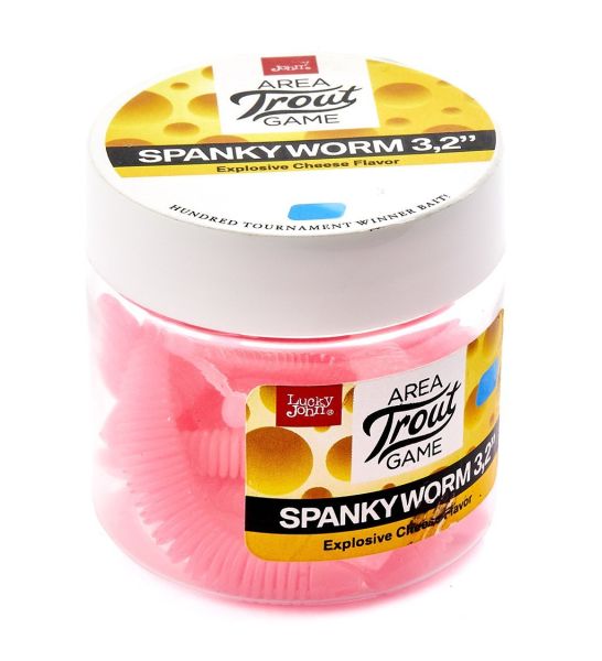 Lucky John Spanky Worm 3.2'' (8cm) 10p 071