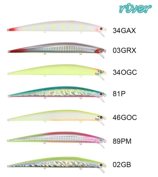 River Slim Monster 175S 17.5 cm 30g 0.6-1.2mt 46GOC