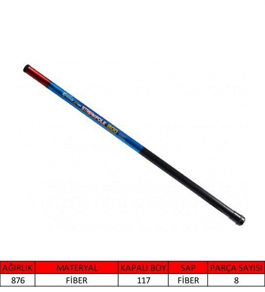 Captain 1050 Stream Pole Göl Kamışı 800 cm