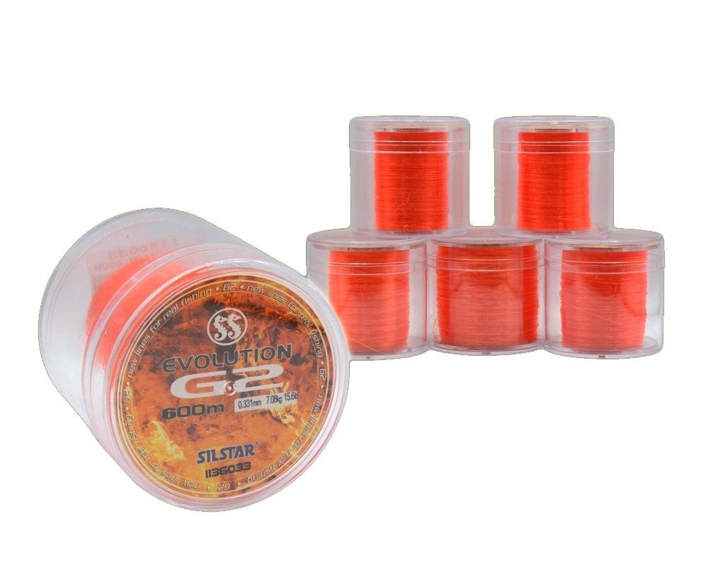 Silstar 1136 Evolution G2 600mt Monofilament Misina Oranj 0.33 mm