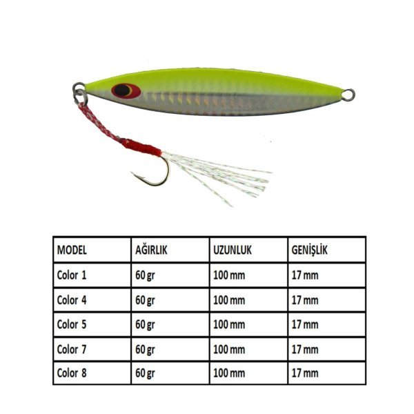 Aqua Salty Multi Jig 60 gr - 8
