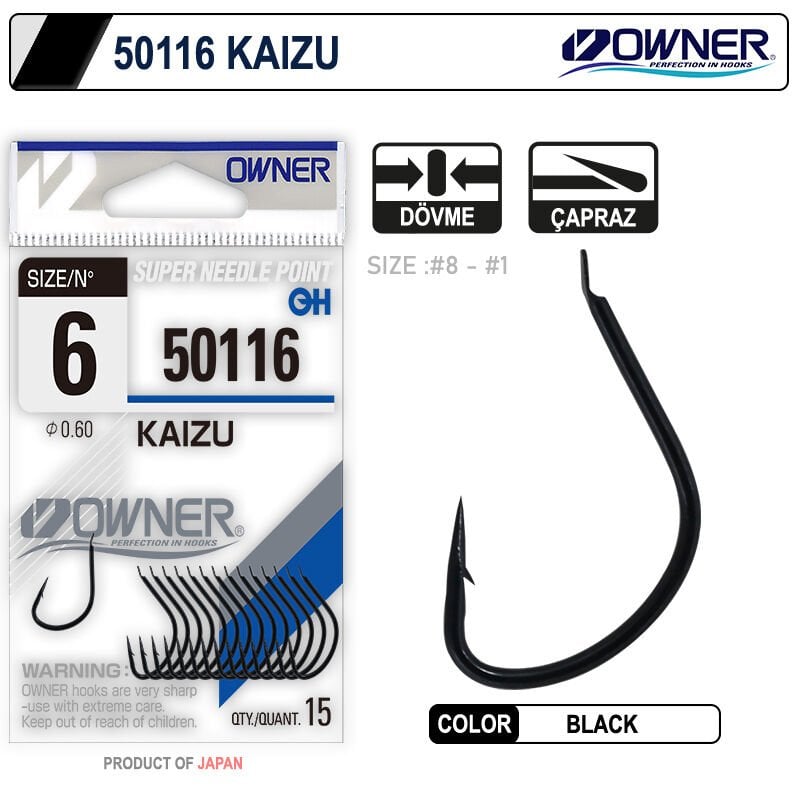 Owner 50116 Kaizu Black İğne 2-0